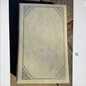 Vintage Photo Album Memories Slip In Pockets Pages Cream